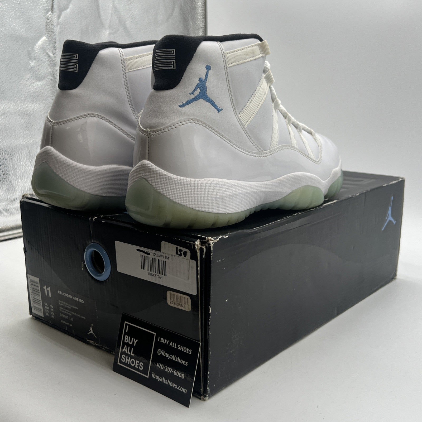 Size 11 - Air Jordan 11 Retro High Legend Blue (378037-117)