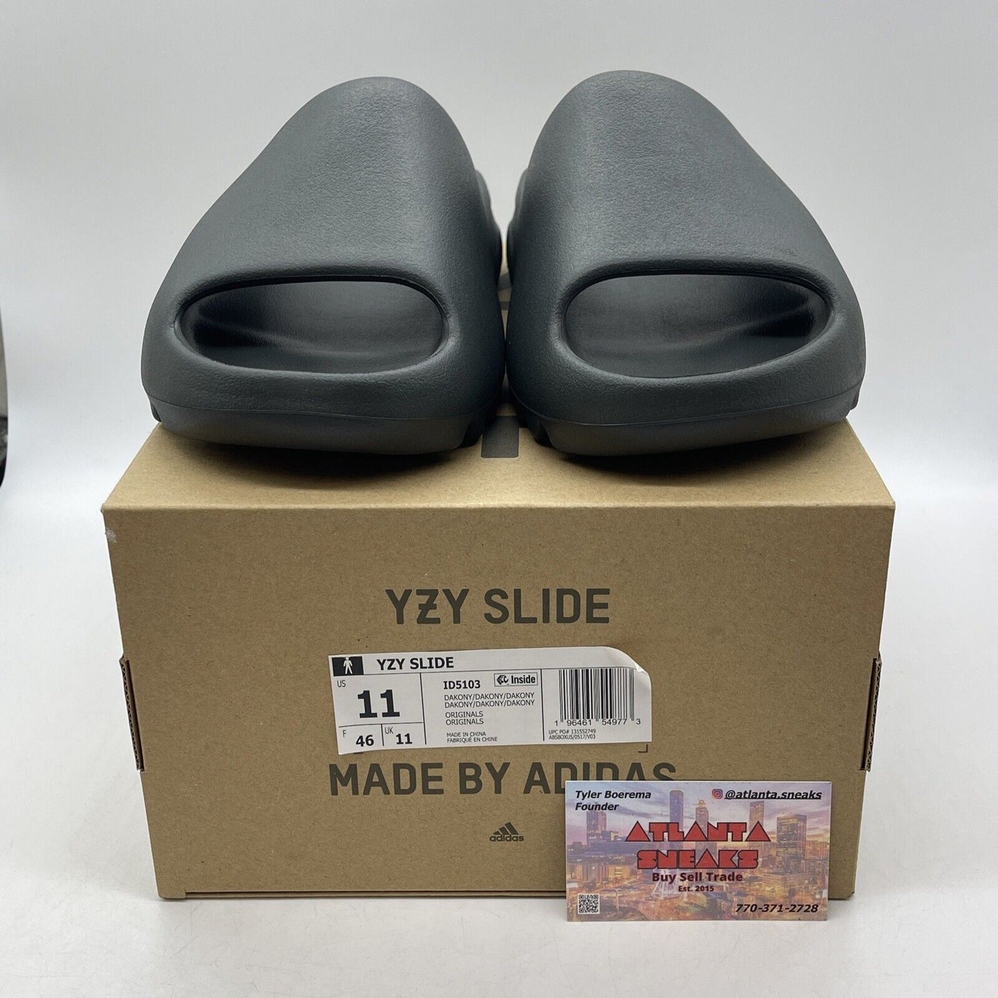 Size 11 - Adidas Yeezy Slide Black (ID5103)