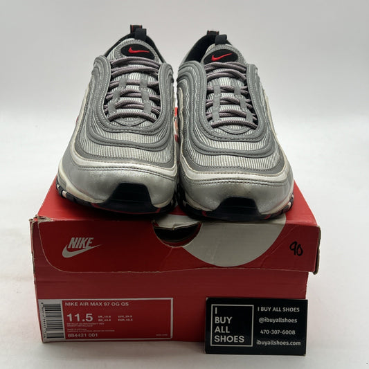 Size 11.5 - Nike Air Max 97 OG QS 2017 Silver Bullet (884421-001)