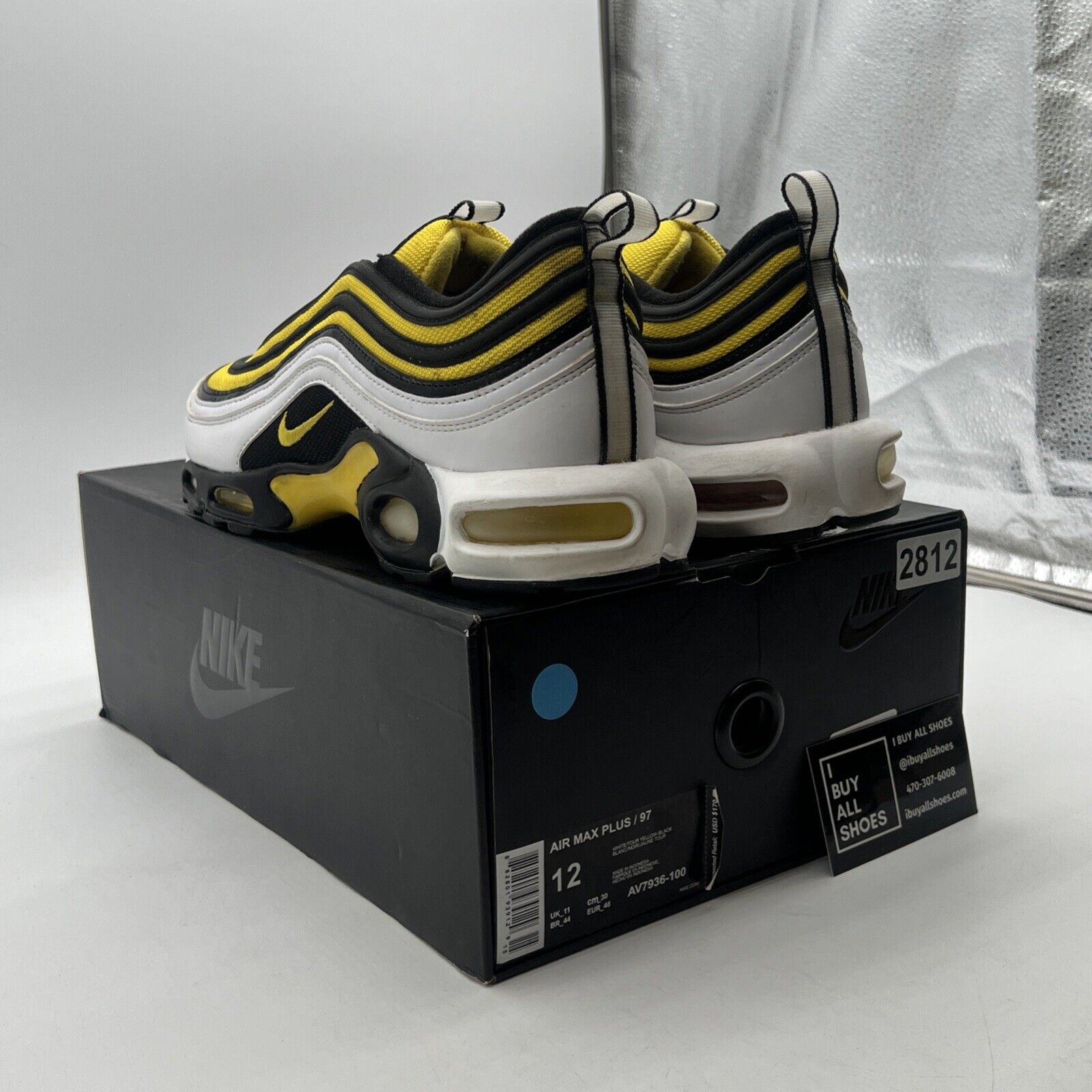 Size 12 - Nike Air Max Plus 97 Frequency Pack (AV7936-100)