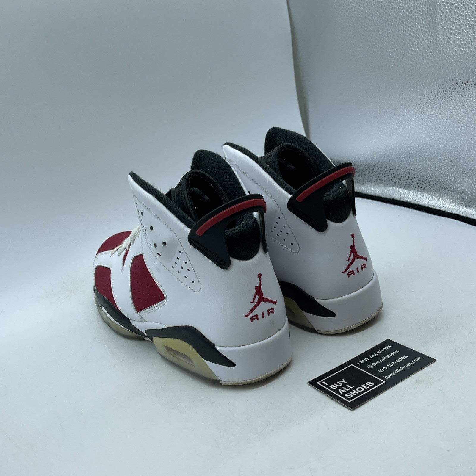 Size 10.5 - Air Jordan 6 Retro 2014 Carmine White Red Suede (384664-160)