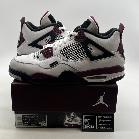 Size 13 - Air Jordan 4 Retro x Paris Saint-Germain Bordeaux 2020 (CZ5624-100)