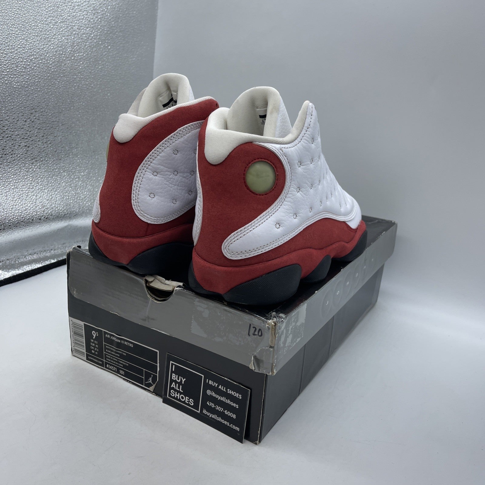 Size 9.5 - Air Jordan 13 Retro 2010 Cherry (414571-101)