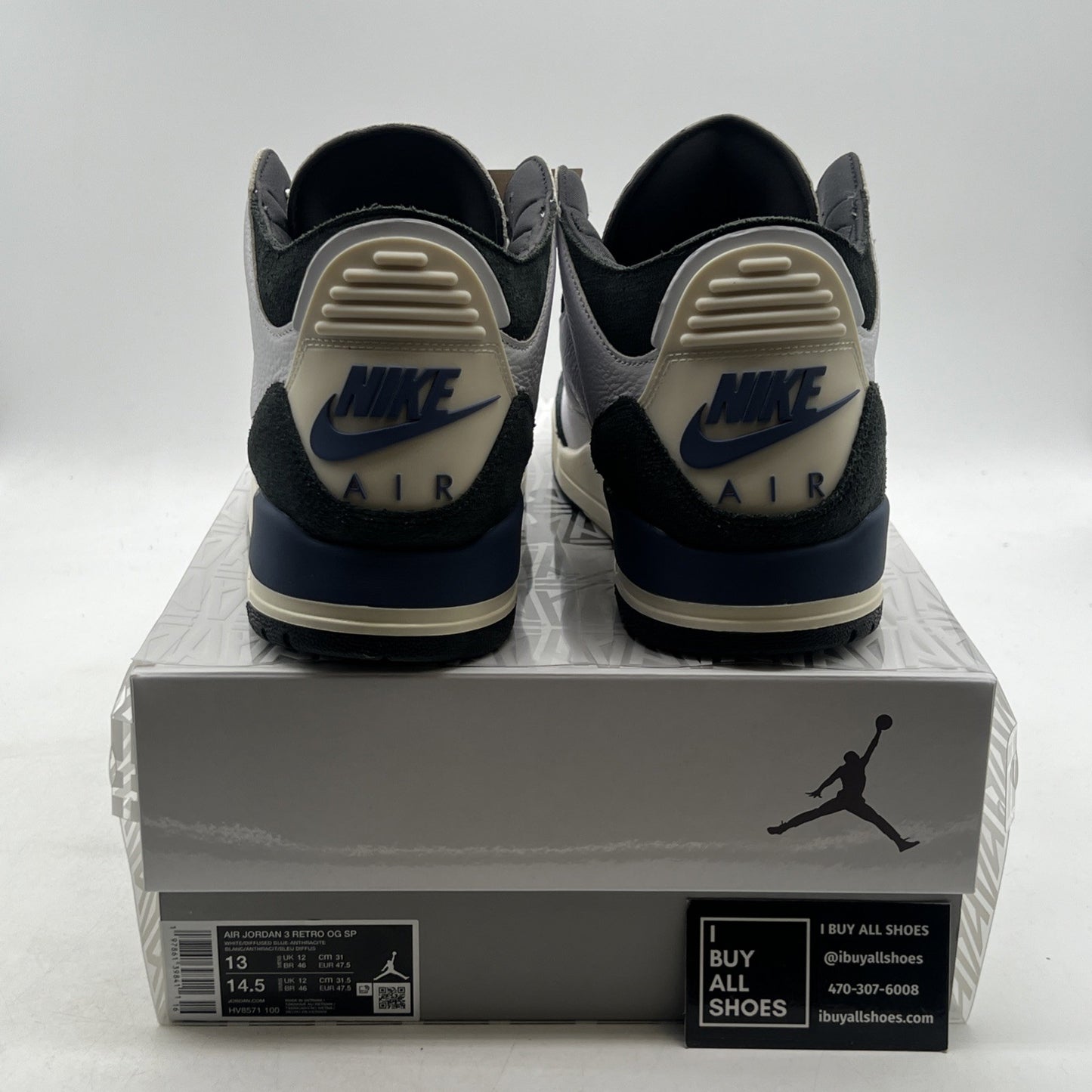 Size 13 - A Ma Maniére x Air Jordan 3 Retro OG SP For The Love (HV8571-100)