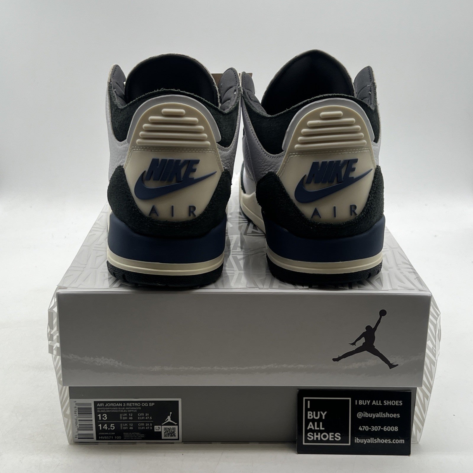 Size 13 - A Ma Maniére x Air Jordan 3 Retro OG SP For The Love (HV8571-100)