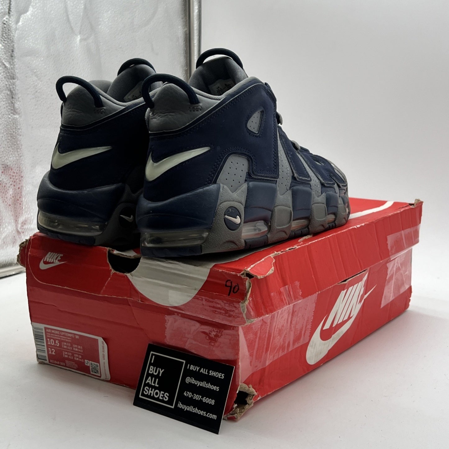 Size 10.5 - Nike Air More Uptempo Georgetown (921948-003)