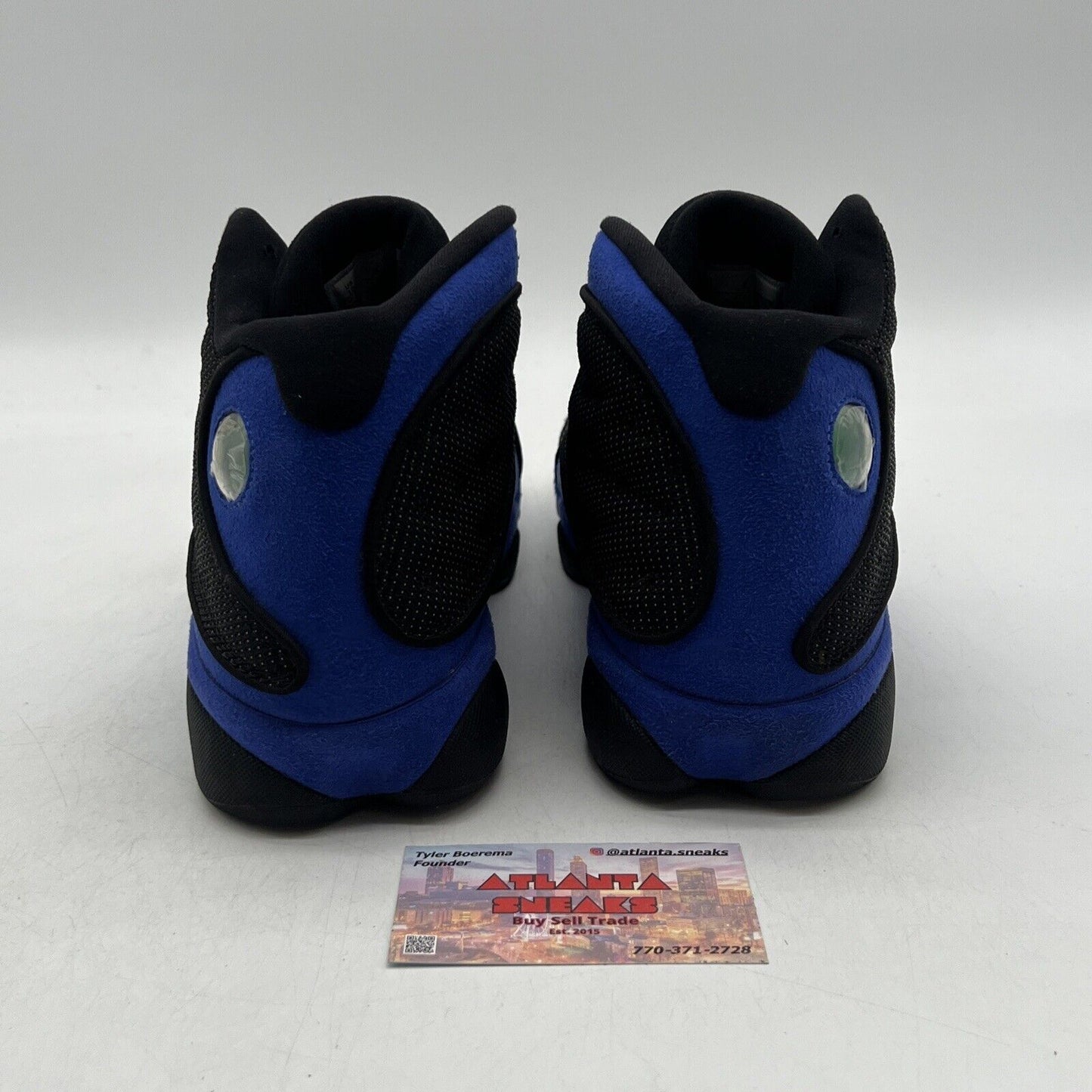 Size 10 - Jordan 13 Retro Hyper Royal 2020 Black Blue Leather (414571-040)