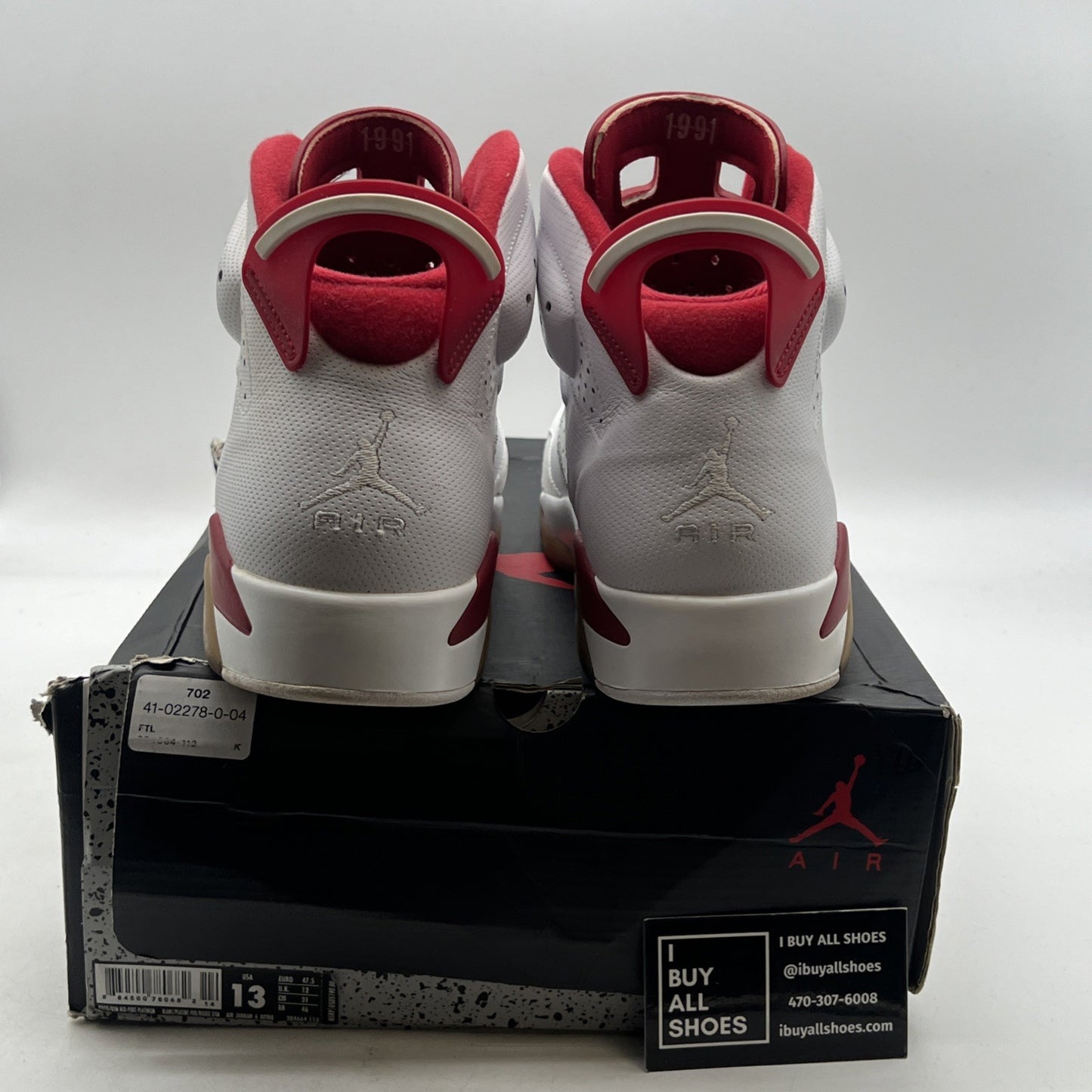 Size 13 - Air Jordan 6 Retro Alternate (384664-113)