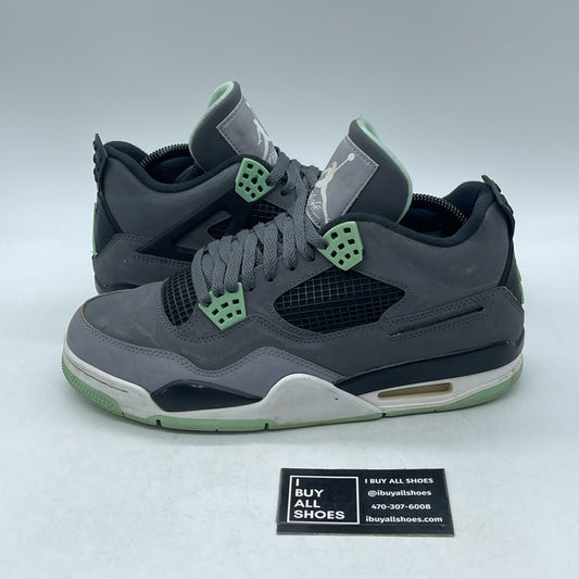 Size 8.5 - Air Jordan 4 Retro Green Glow 2013 (308497-033)