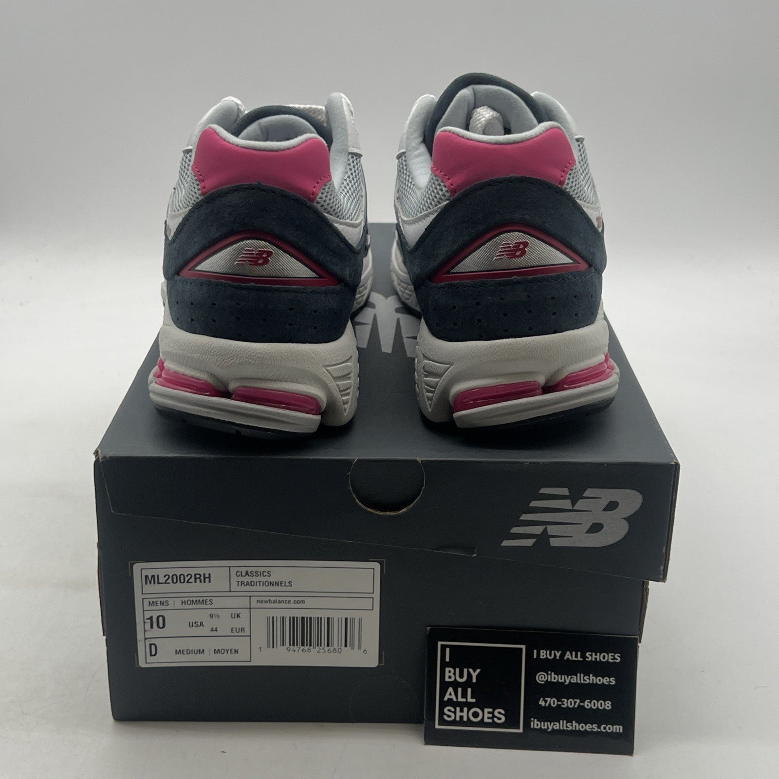 Size 10 - New Balance 2002 Petrol Exuberant Pink (ML2002RH)