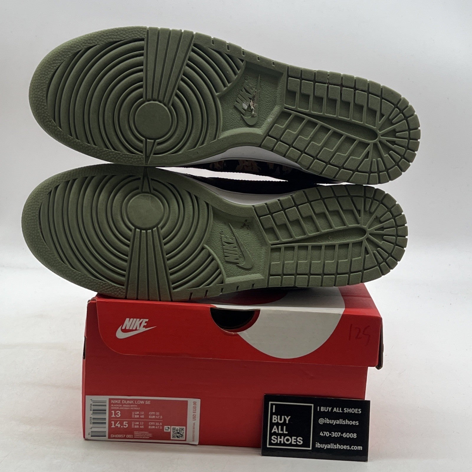 Size 13 - Nike Dunk SE Low Black Multi-Camo (DH0957-001)