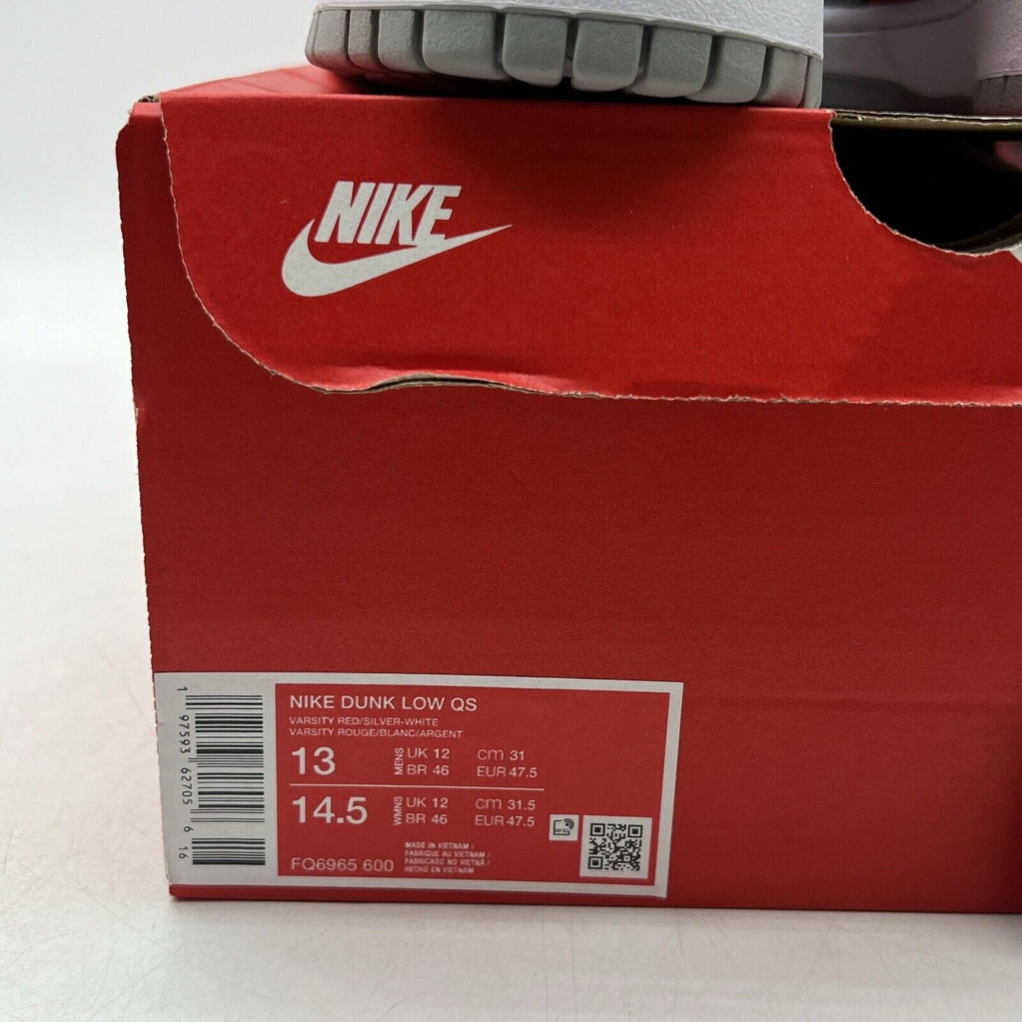 Size 13 - Nike Dunk CO.JP 2024 Low Ultraman Grey Red Leather White (FQ6965-600)
