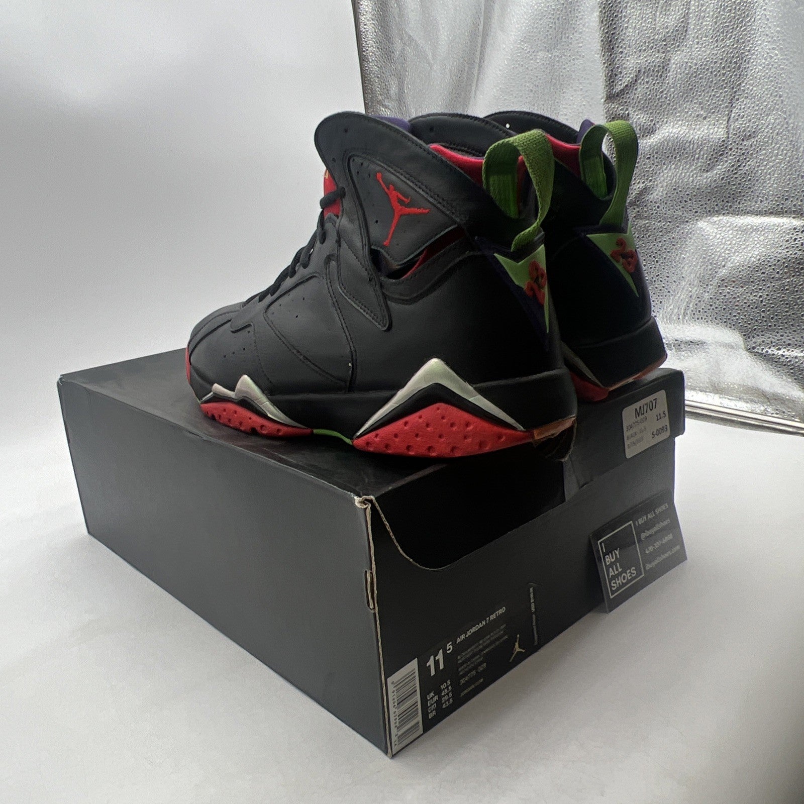 Size 11.5 - Air Jordan 7 Retro Marvin the Martian (304775-029)