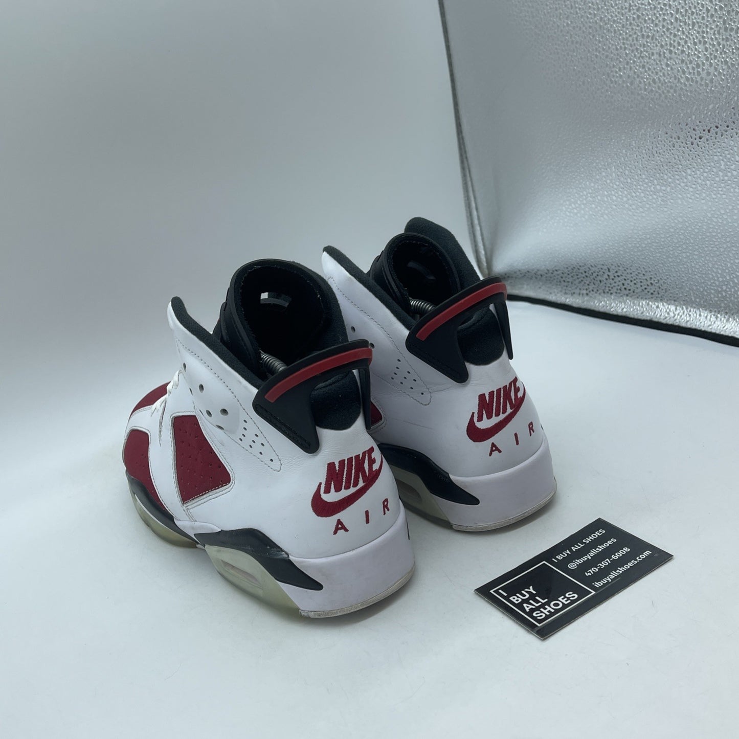 Size 9.5 - Jordan 6 Retro OG Mid Carmine White Red Suede Leather (CT8529-106)