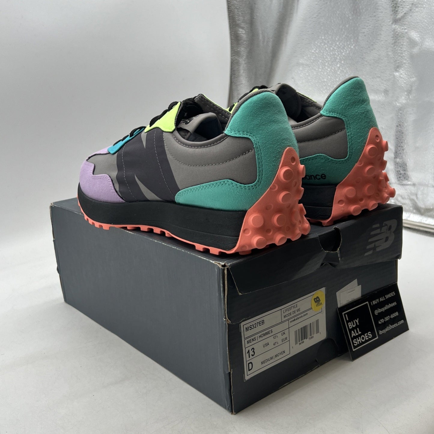 Size 13 - New Balance 327 Miami Nights (MS327EB)