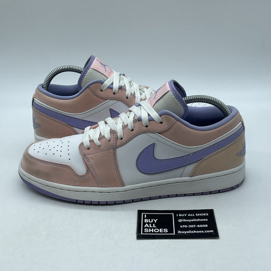 Size 10 - Air Jordan 1 SE Low Arctic Punch Pink White Suede Leather (CK3022-600)