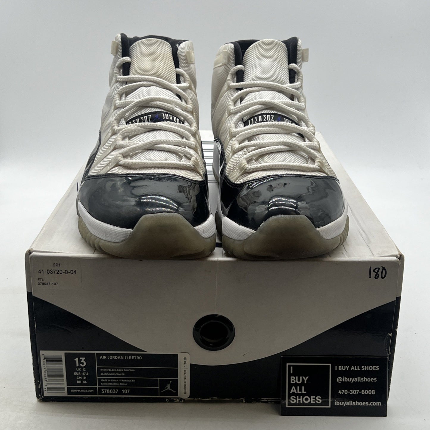 Size 13 - Air Jordan 11 Retro Concord 2011 (378037-107)