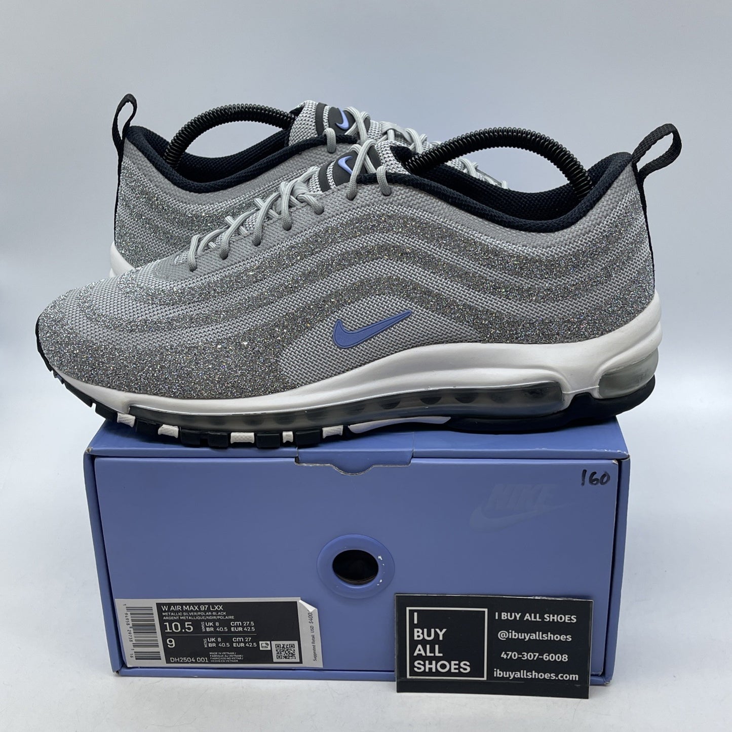 Size 10.5W - Nike Swarovski x Air Max 97 Polar Blue (DH2504-001)