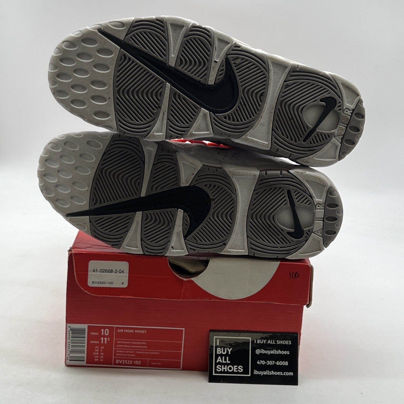 Size 10 - Nike Air More Money Habanero Red (BV2520-100)