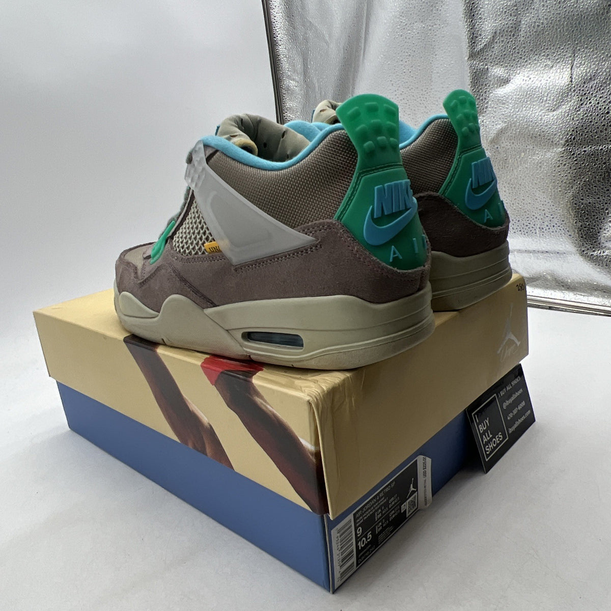 Size 9 - Union LA x Air Jordan 4 Retro Taupe Haze (DJ5718-242)