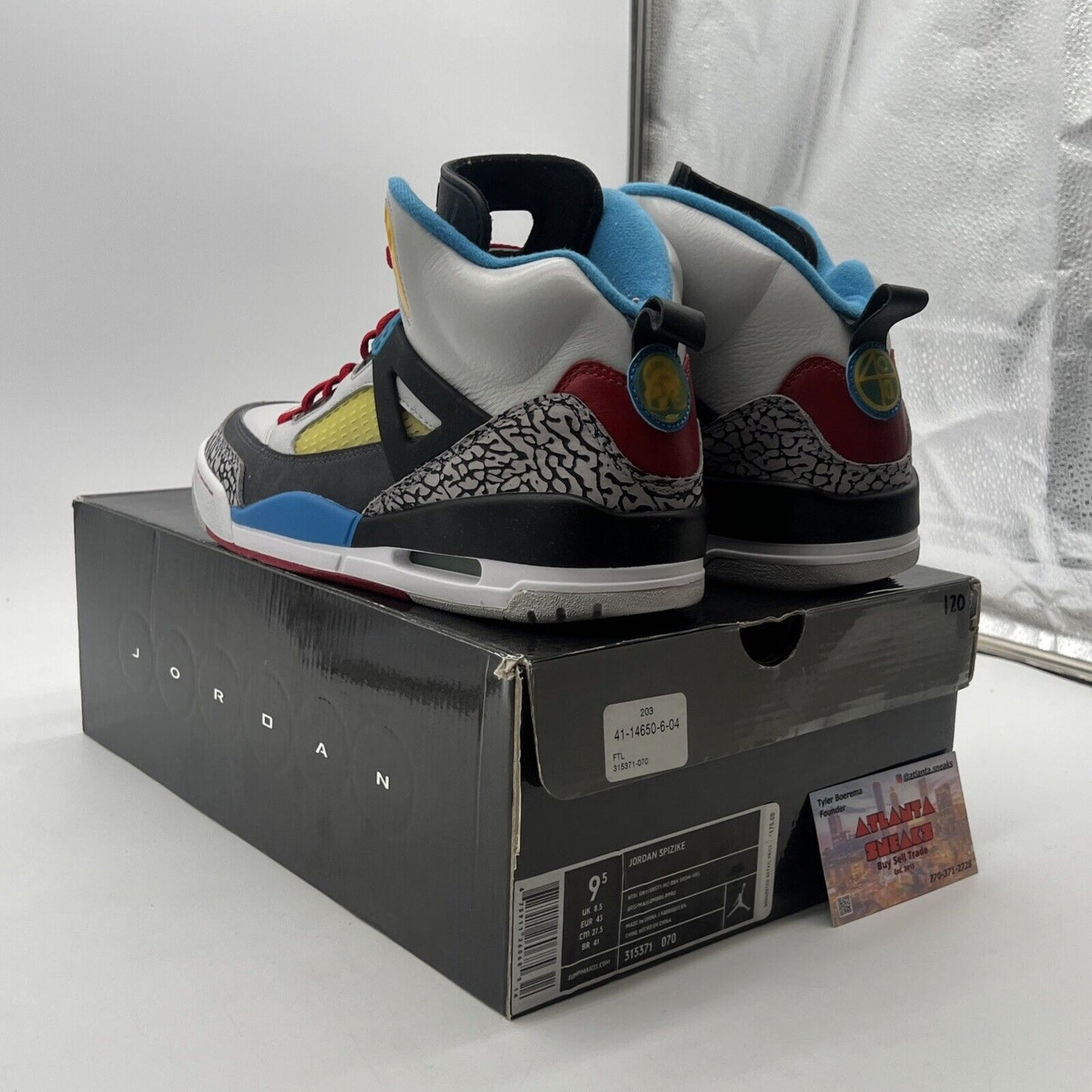 Size 9.5 - Jordan Spizike Bordeaux (315371-070)