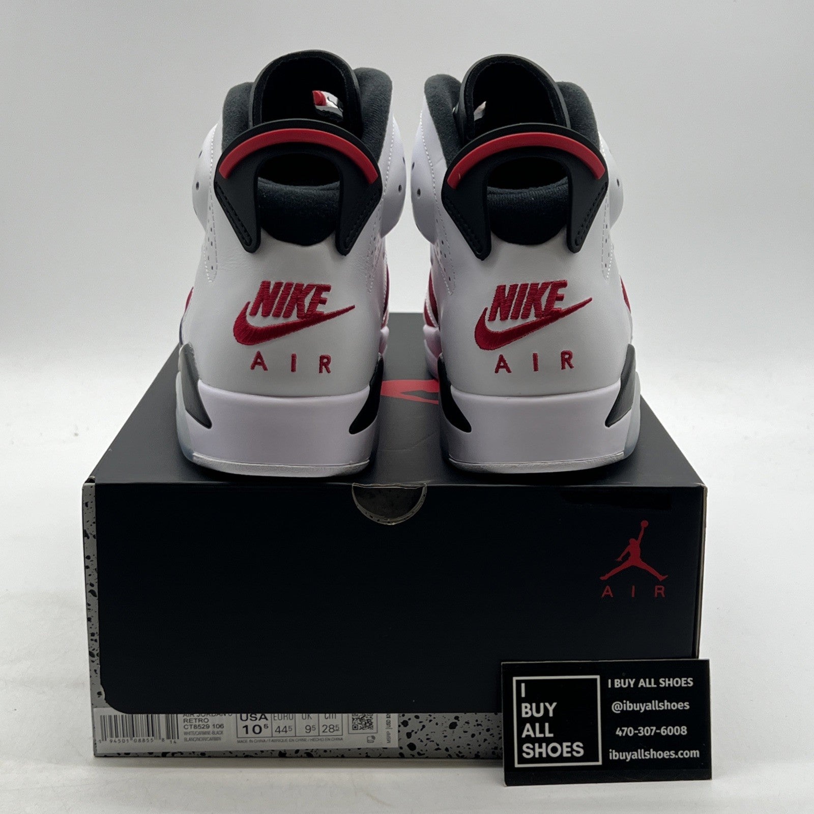 Size 10.5 - Air Jordan 6 Retro OG Mid Carmine (CT8529-106)