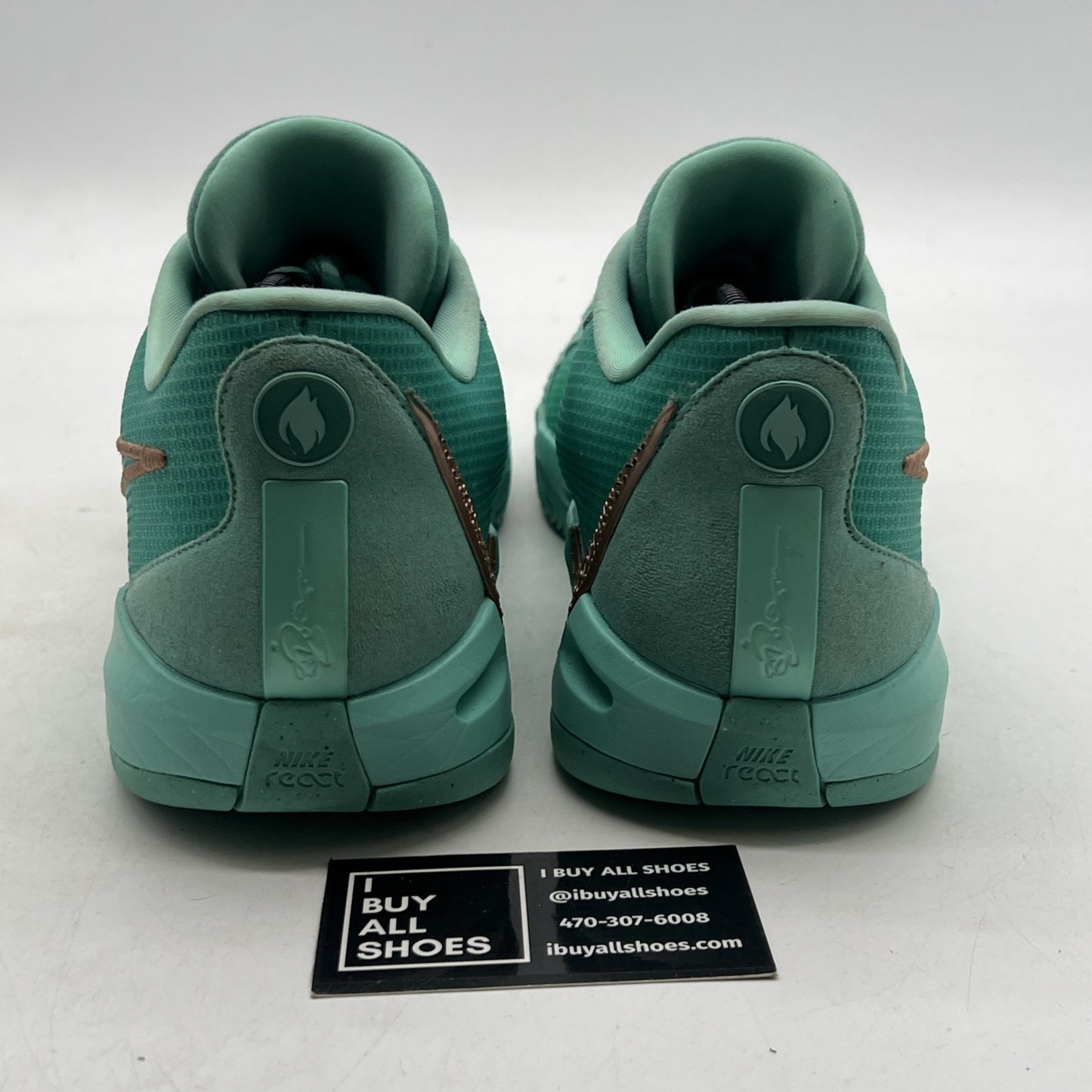 Size 12.5W - Nike By You Sabrina 2.0 Teal (FJ4036 900)