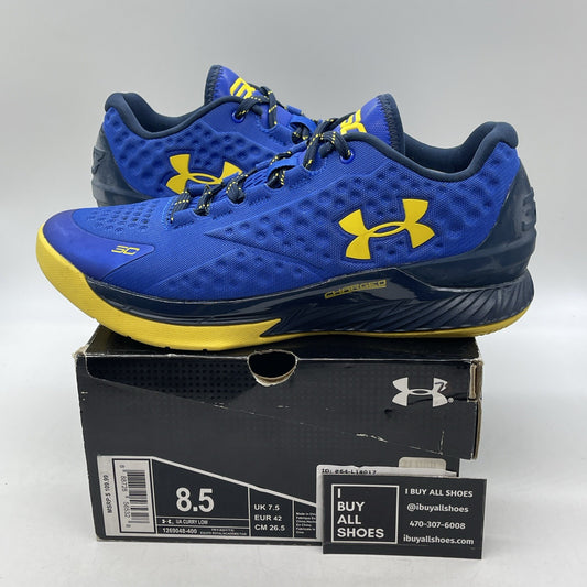 Size 8.5 - Under Armour Curry 1 Low Warriors (1269048-400)