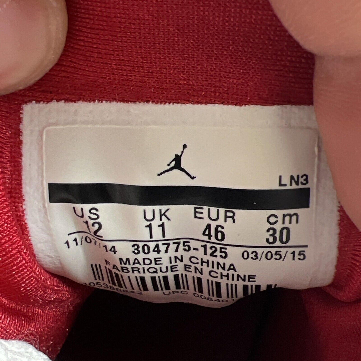 Size 12 - Air Jordan 7 Retro 2015 Hare (304775-125)