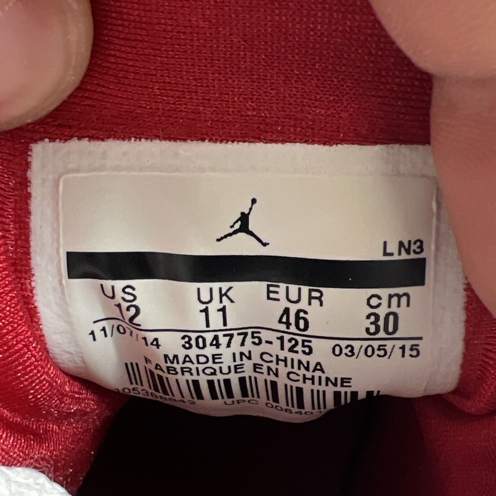 Size 12 - Air Jordan 7 Retro 2015 Hare (304775-125)