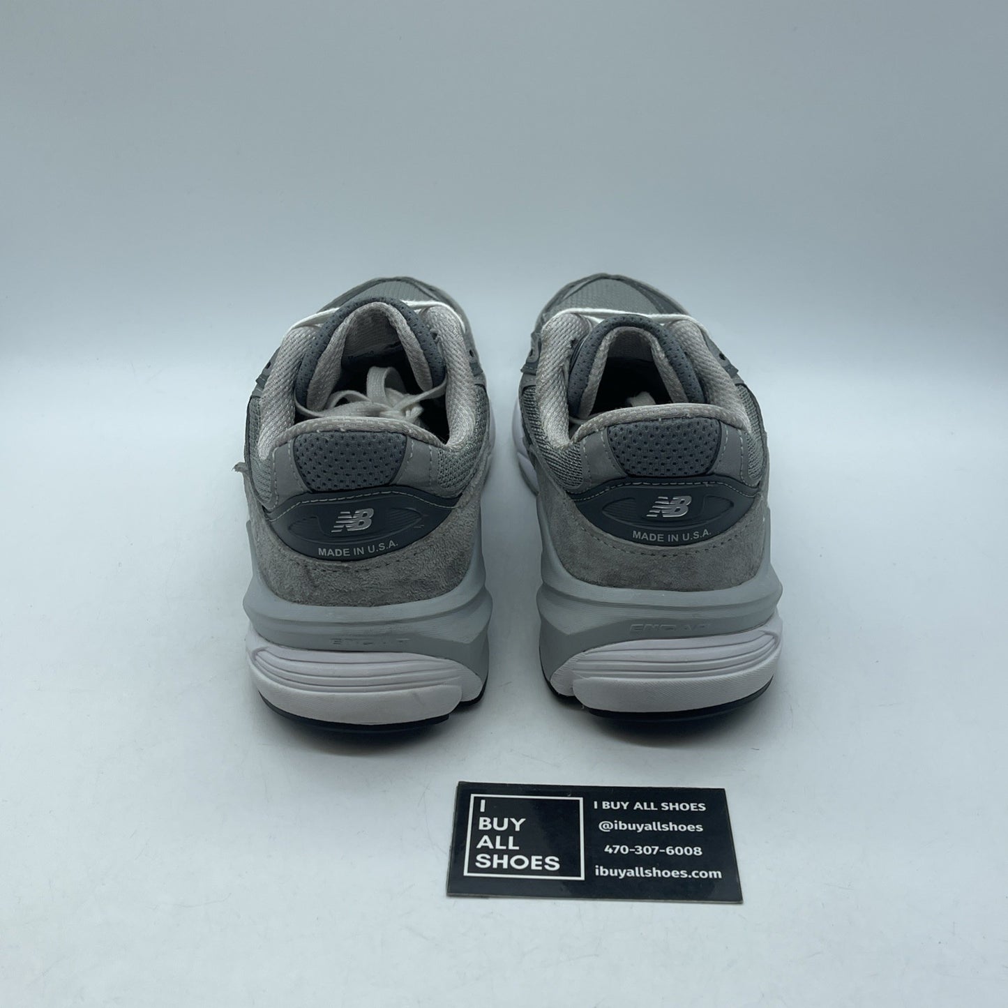 Size 8.5 - New Balance 990v6 Made in USA Castlerock Grey Suede (M990GL6)