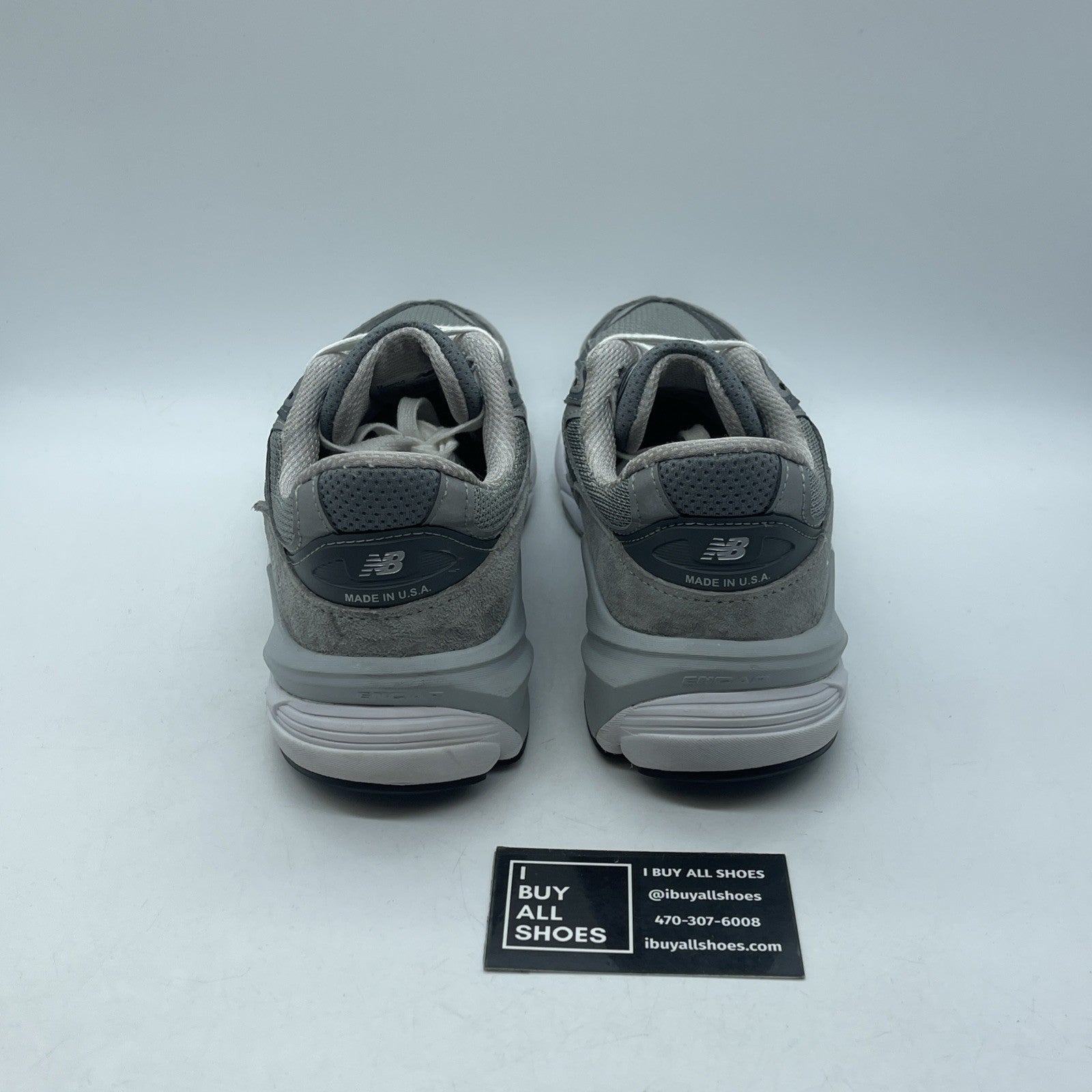 Size 8.5 - New Balance 990v6 Made in USA Castlerock Grey Suede (M990GL6)