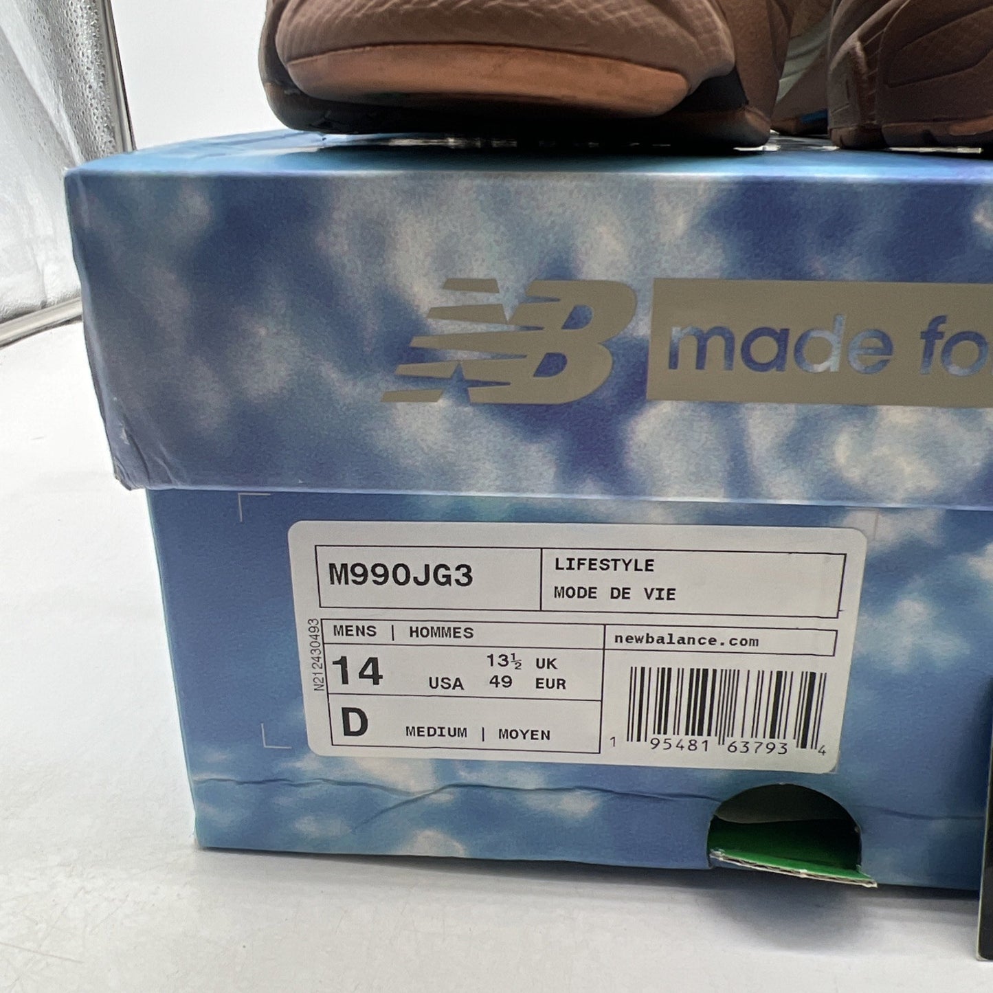 Size 14 -New Balance Joe Freshgoods x 990v3 Made In USA Outside Clothes (M990JG)