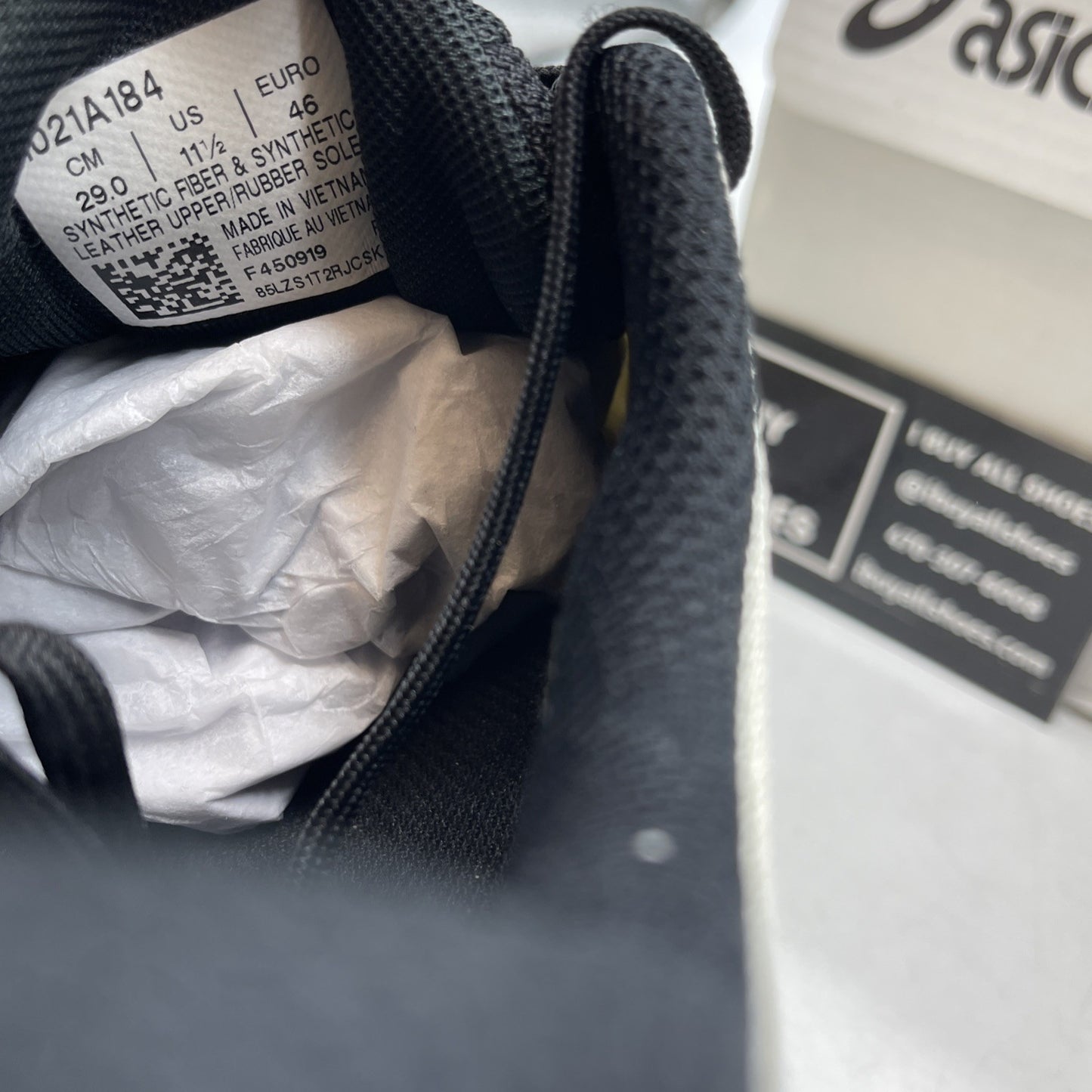 Size 11.5 - Asics Gel Quantity Infinity Jin Heel Red Black Cream (1021A184)