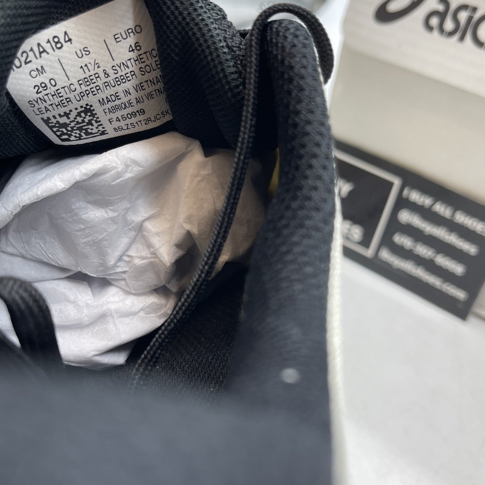 Size 11.5 - Asics Gel Quantity Infinity Jin Heel Red Black Cream (1021A184)