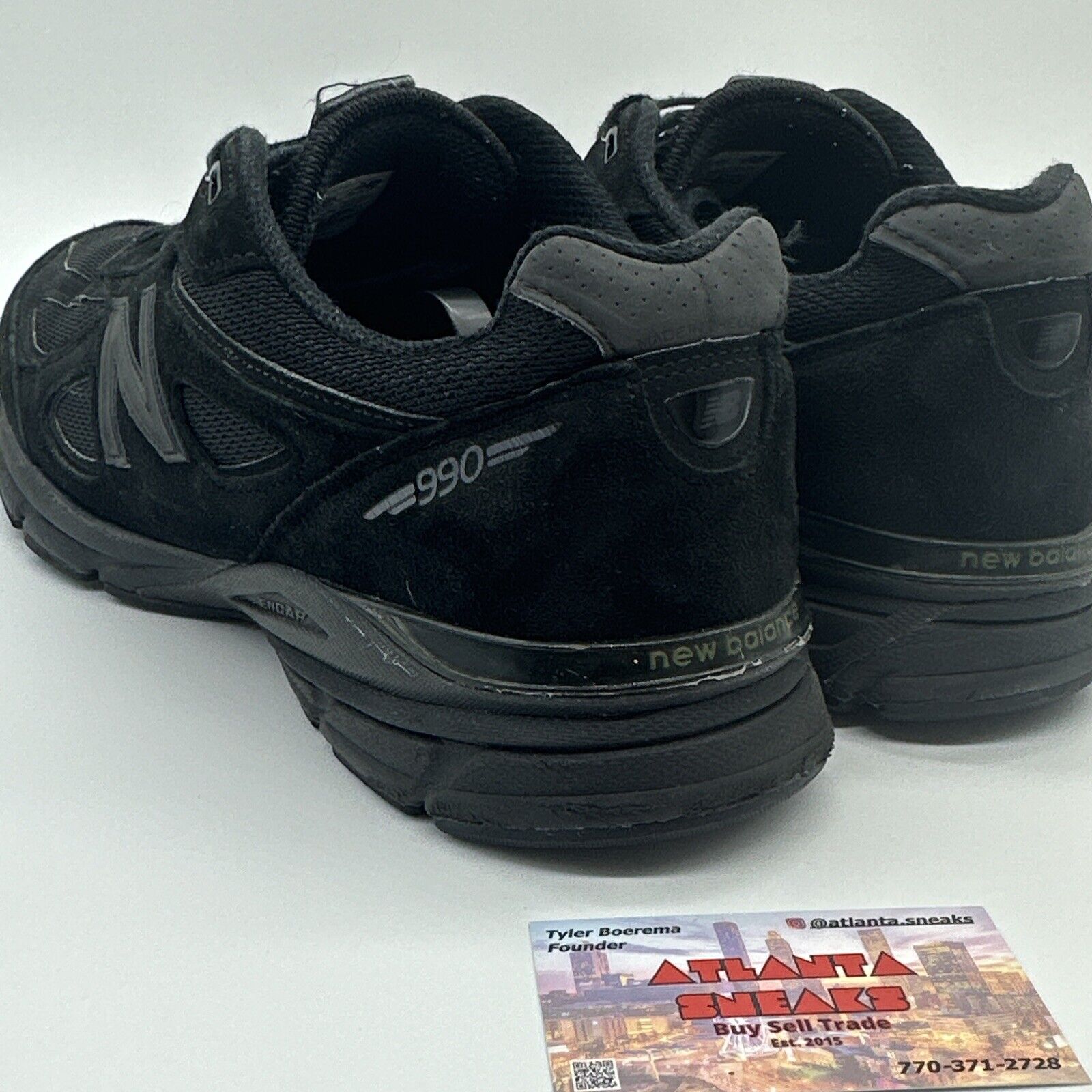 Size 12.5 - New Balance 990 Black - M990BB4