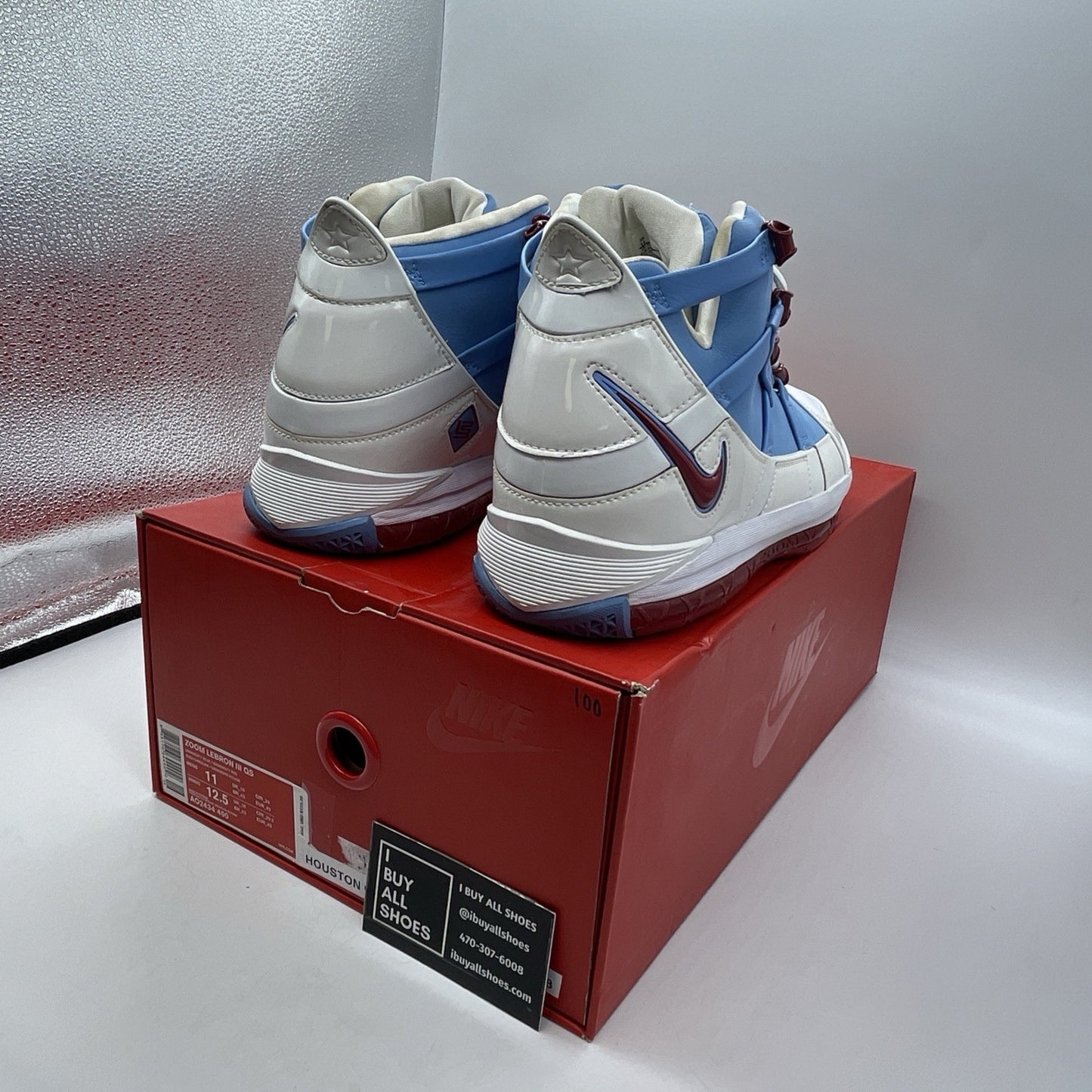 Size 11 - Nike Zoom LeBron 3 Houston Oilers (AO2434-400)