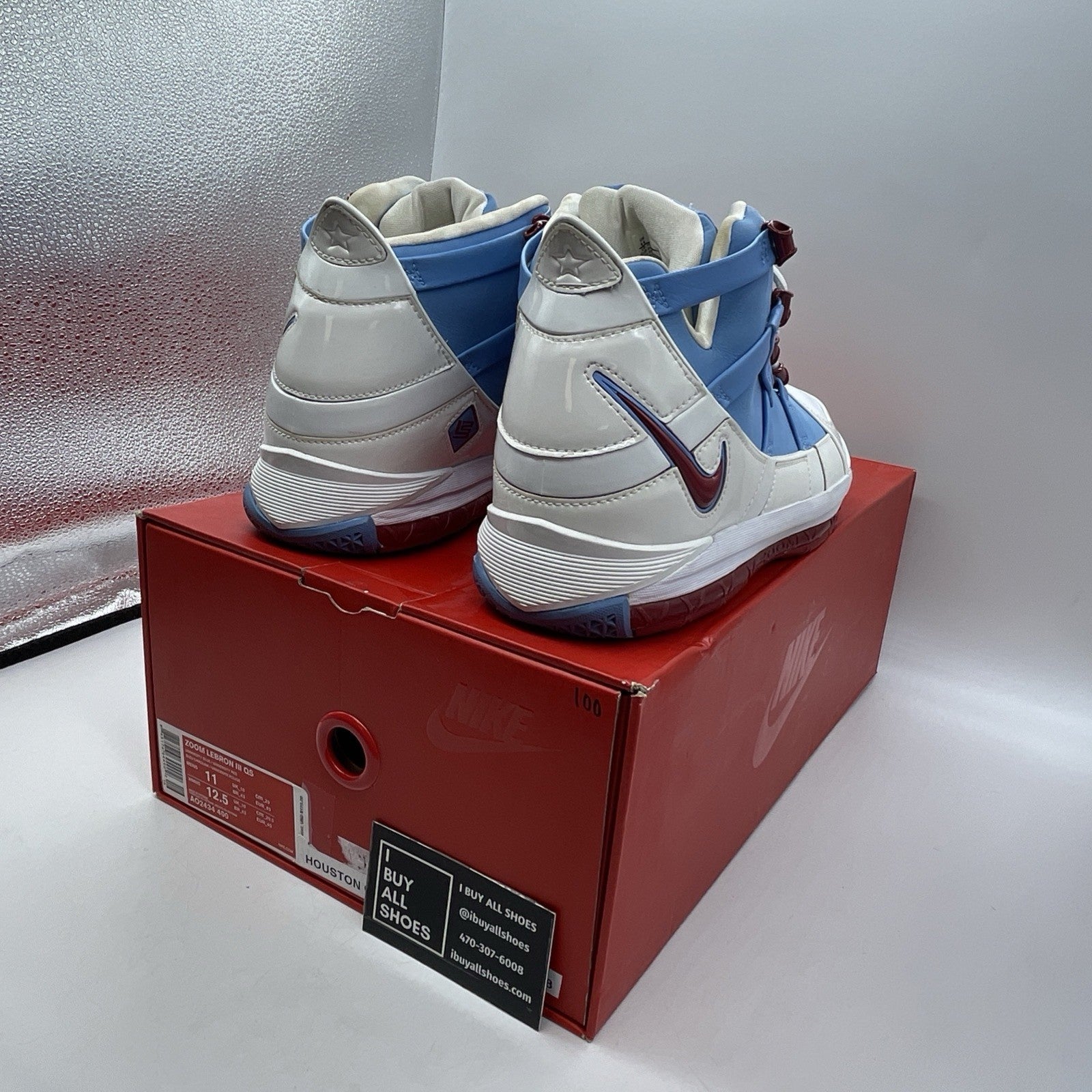 Size 11 - Nike Zoom LeBron 3 Houston Oilers (AO2434-400)