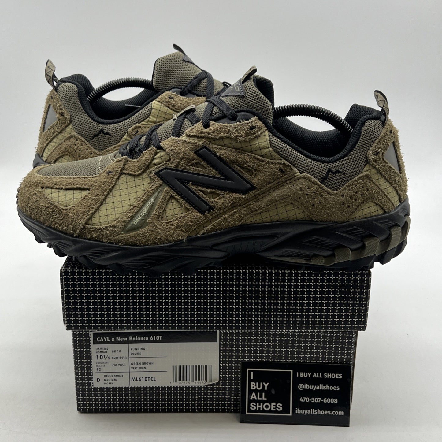 Size 10.5 - New Balance CAYL x 610 Covert Green (ML610TCL)