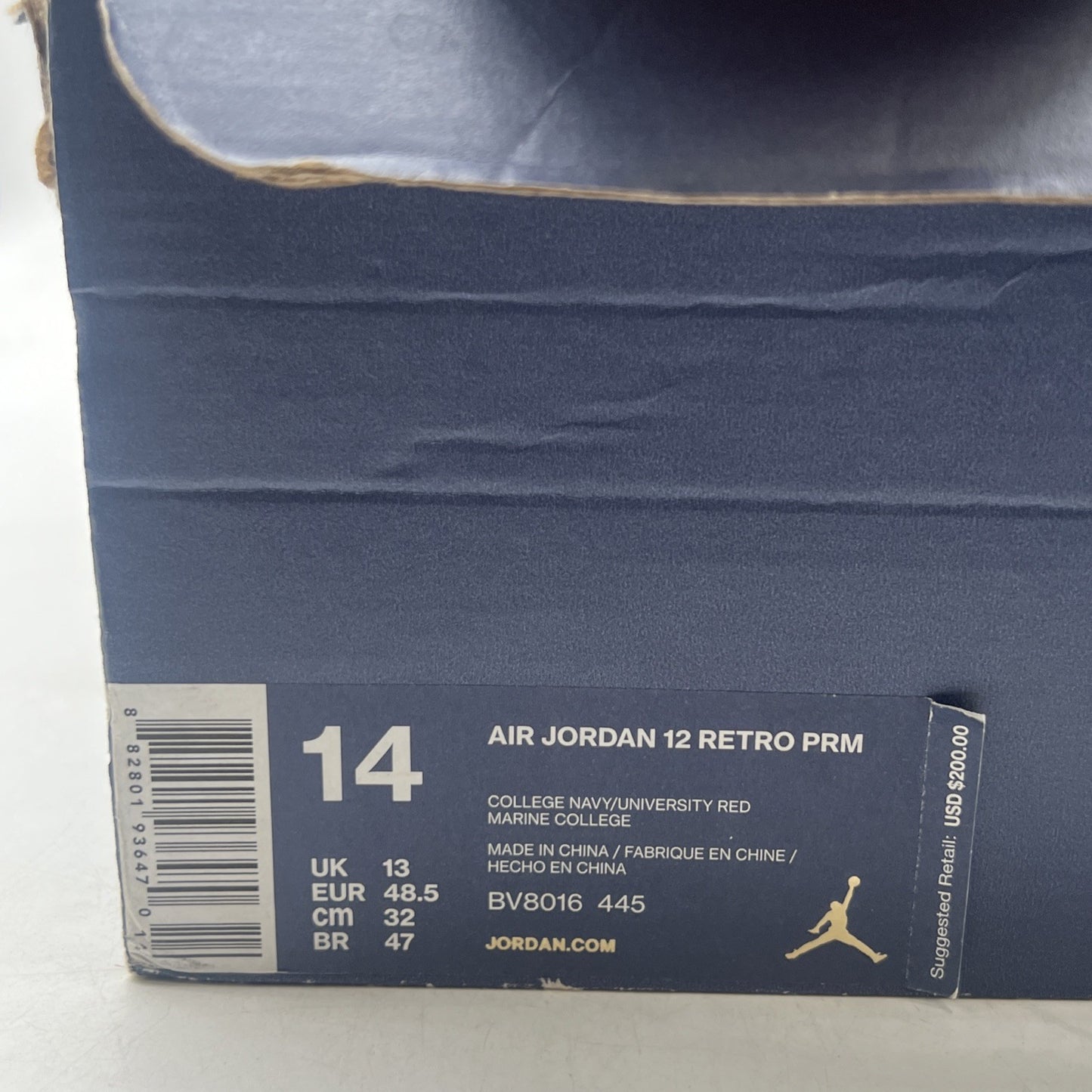 Size 14 - Air Jordan 12 Retro International Flight (BV8016-455)