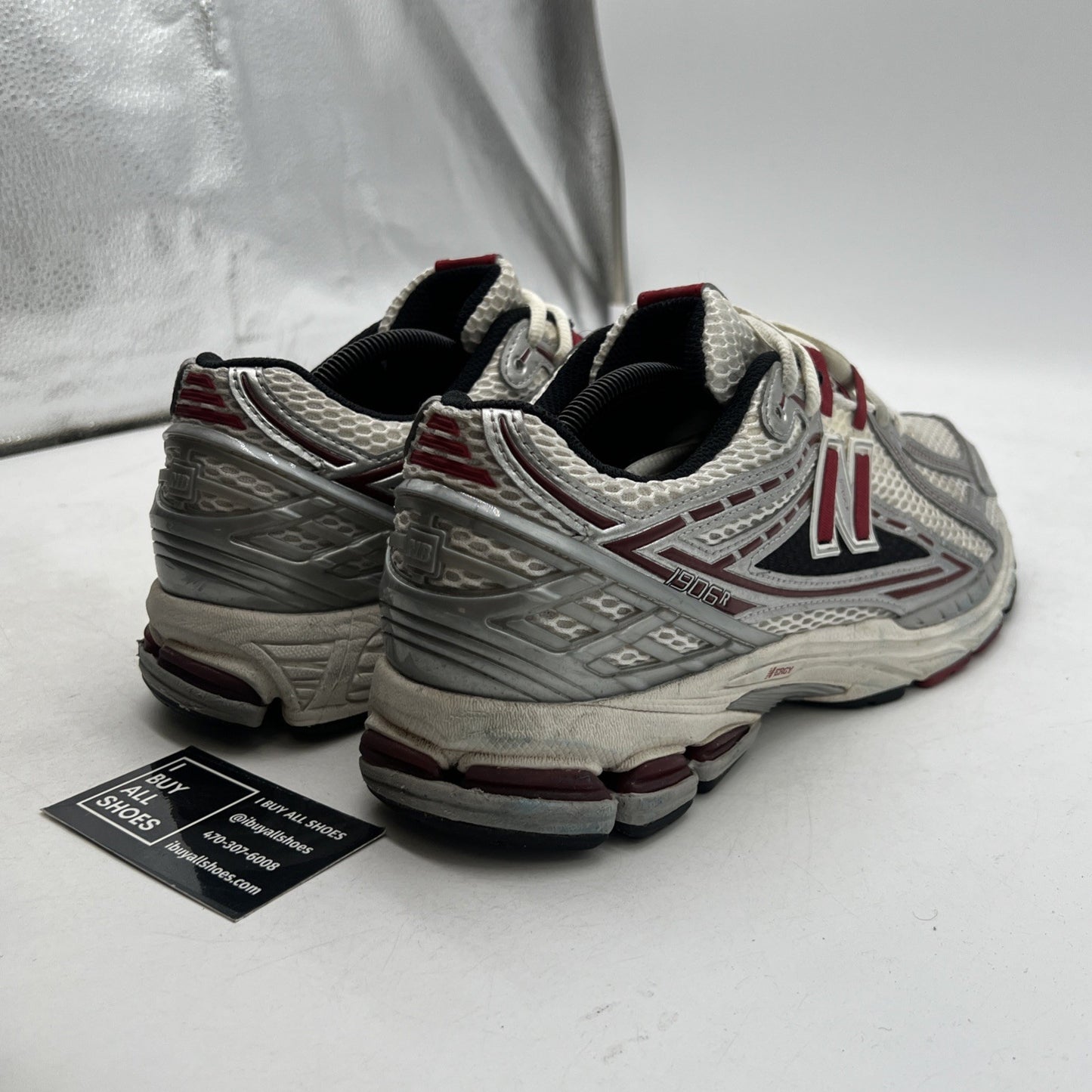 Size 12 - New Balance 1906R Silver Classic Crimson (M1906REA)