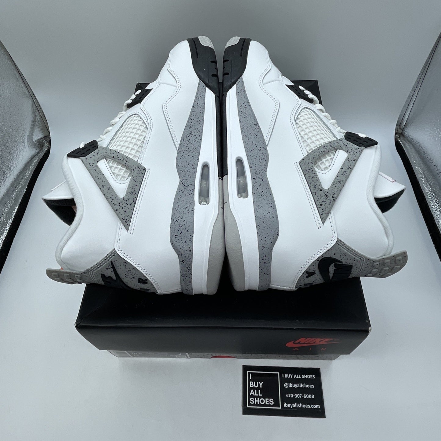 Size 10.5 - Air Jordan 4 Retro OG 2025 White Cement (FV5029-100)