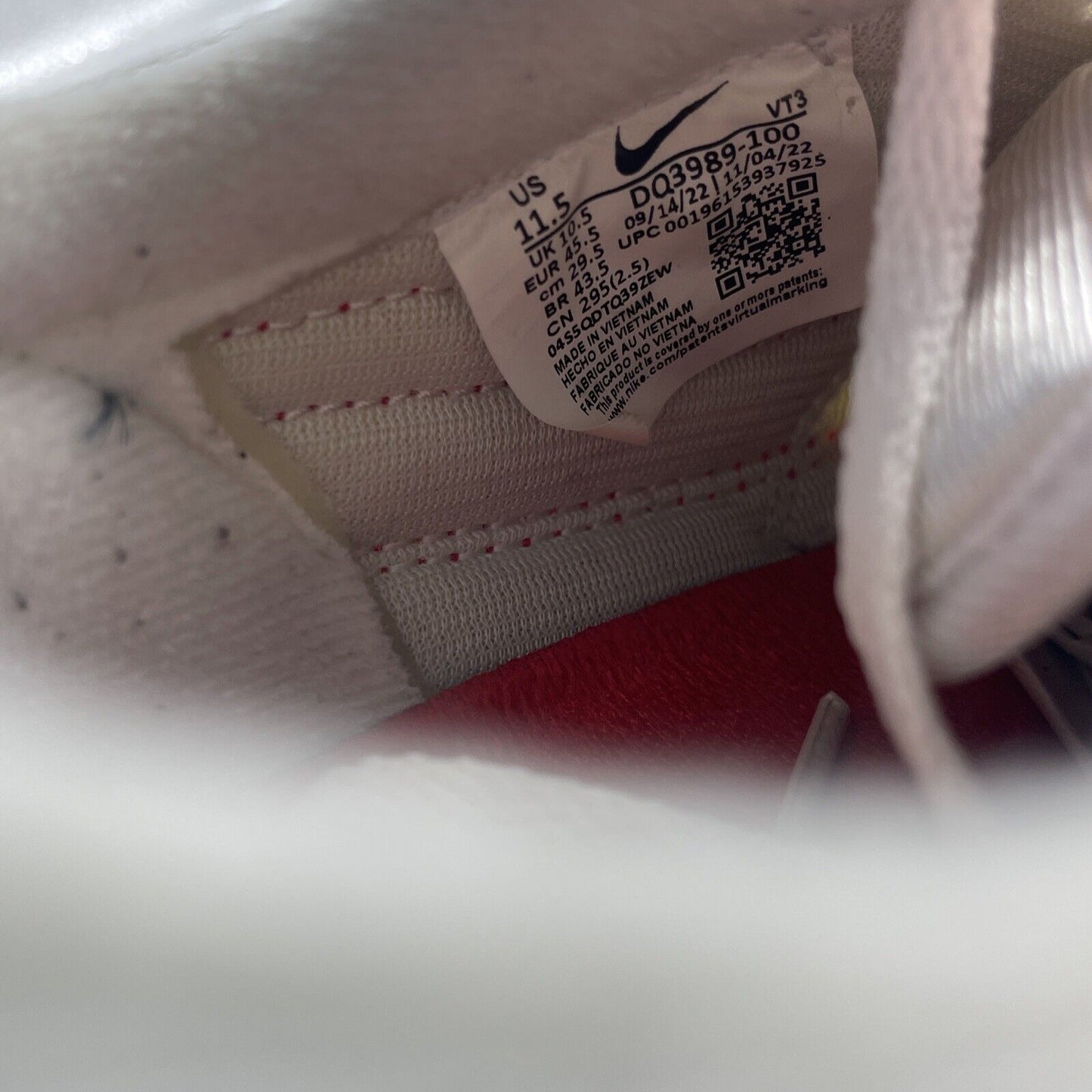 Size 11.5 - Nike Air Max 1 '86 OG Low Big Bubble Red Grey Suede (DQ3989-100)