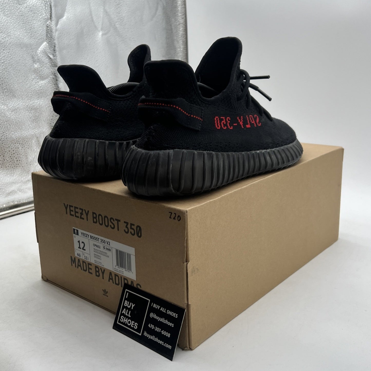 Size 12 - adidas Yeezy Boost 350 V2 Low Bred (CP9652)