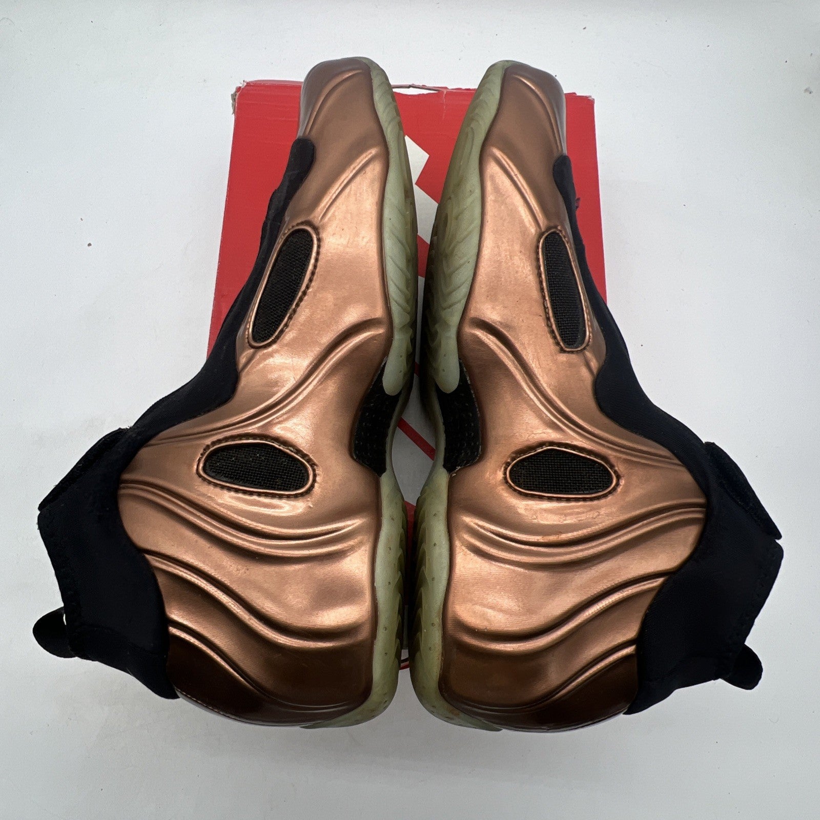 Size 11 - Nike Air Flightposite 2014 Prm Copper (658109-800)