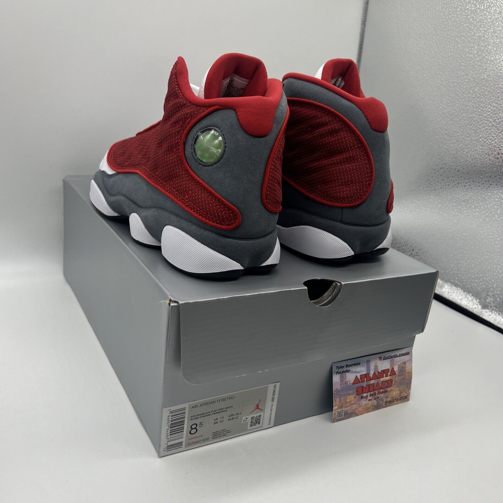 Size 8.5 - Jordan 13 Red/White - DJ5982600 Brand New Og All Red Grey White DS