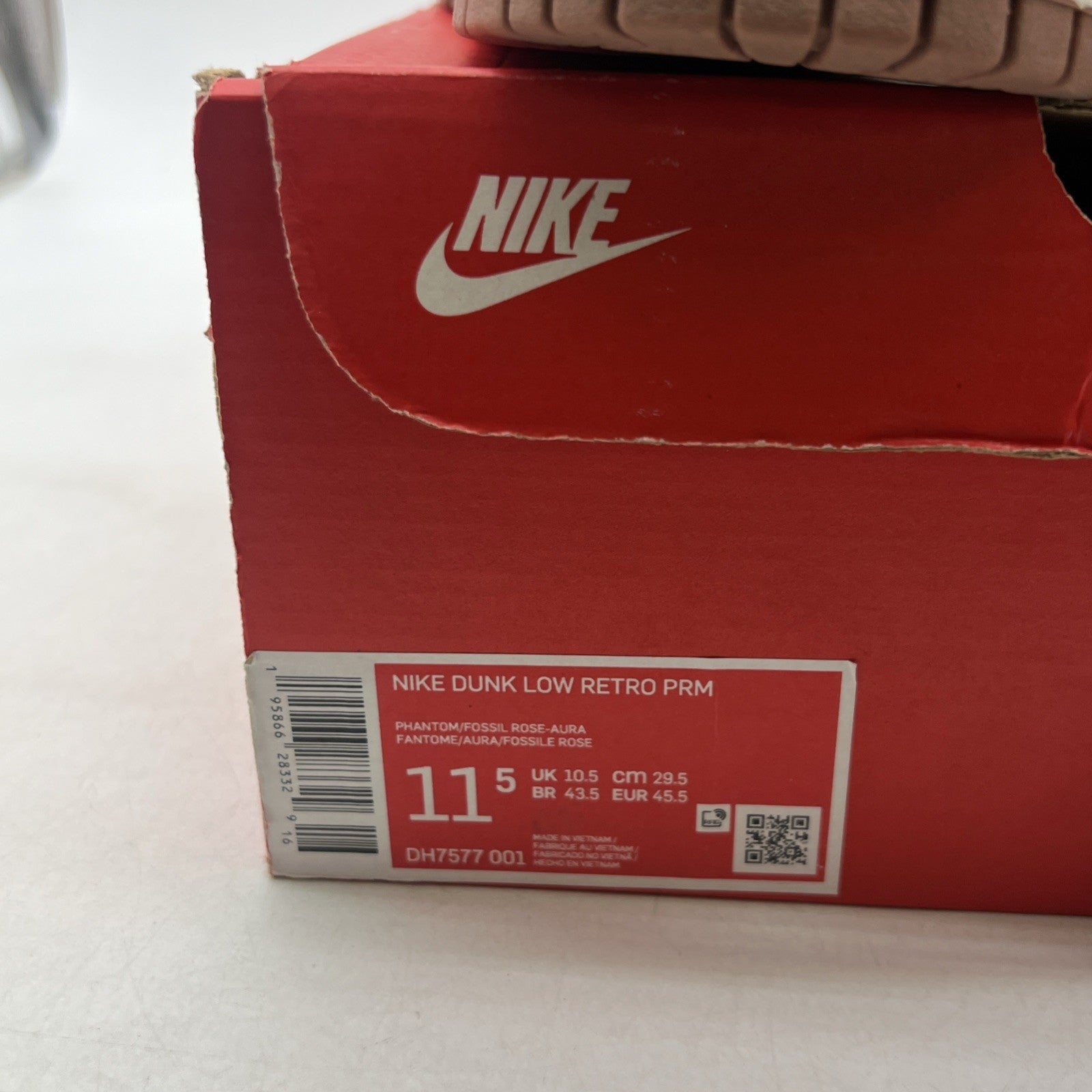 Size 11.5 - Nike Dunk Premium Low Fossil Rose (DH7577-001)