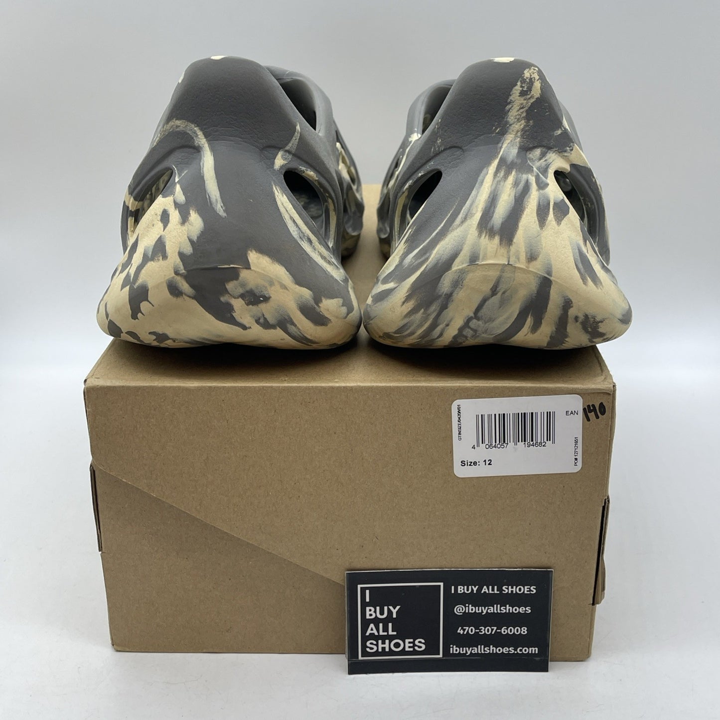Size 12 - adidas Yeezy Foam RNNR MXT Moon Gray Tan Rubber (GV7904)