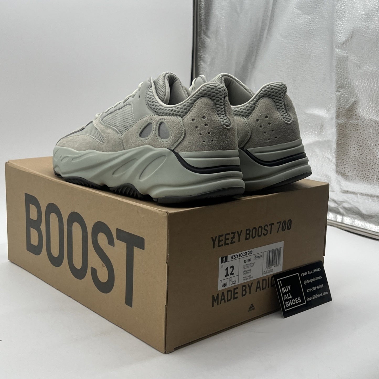 Size 12 - Adidas Yeezy Boost 700 Salt (EG7487)