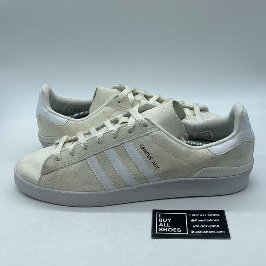 Size 14 - adidas Campus ADV Supplier Color Tan White Suede Leather (EG8577)